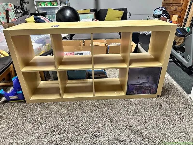 IKEA Kallax 2x4 Cube Organizer Shelf - Image 1