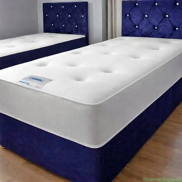 Single Bed with Mattress-Full Foam Mattress-Divan - Image 1