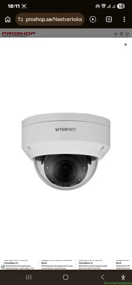 Nätverkskamera Hanwha Vision WiseNet ANV-L6082R