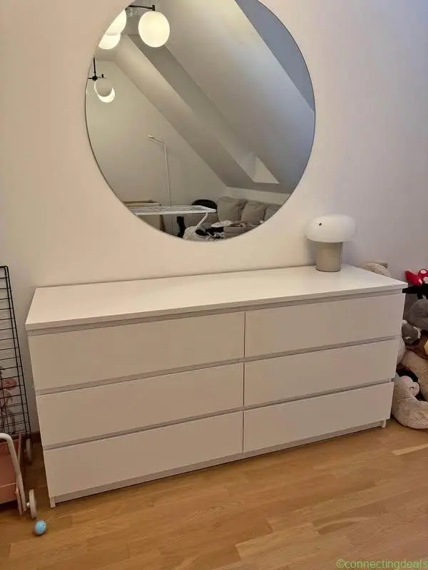 Malm byrå 6 lådor - Image 1