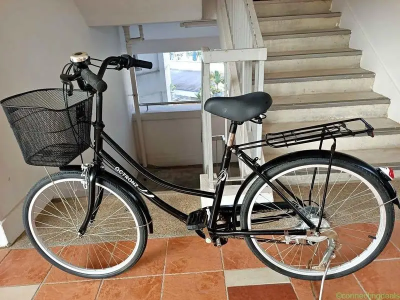 Gear Bicycle with Basket Rear Rack - Image 1