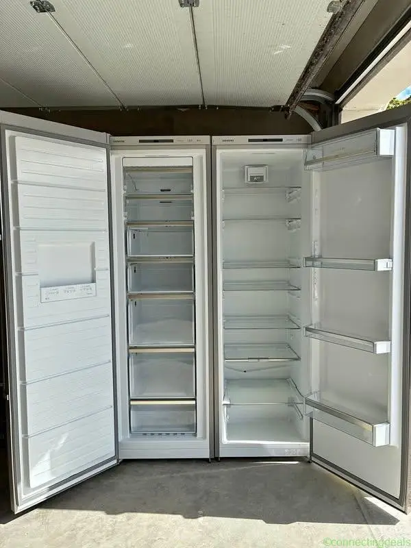 Kyl och frys från Siemens i rostfritt stål