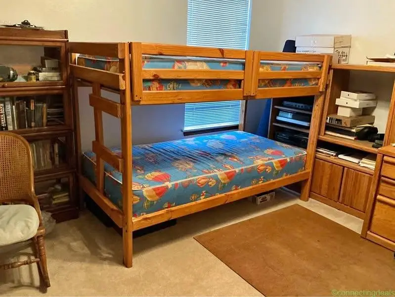 Oak Twin Bunk Beds