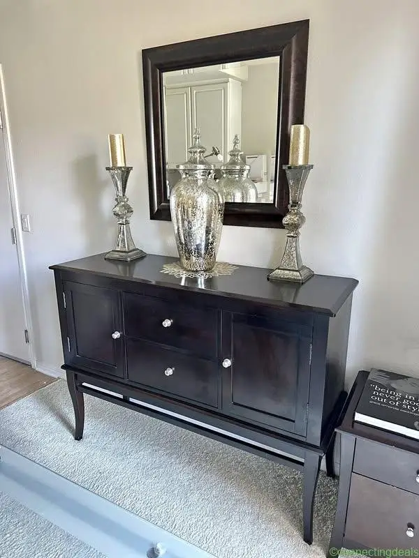 Mahogany Wood Buffet Server Table (54w x 18"d x