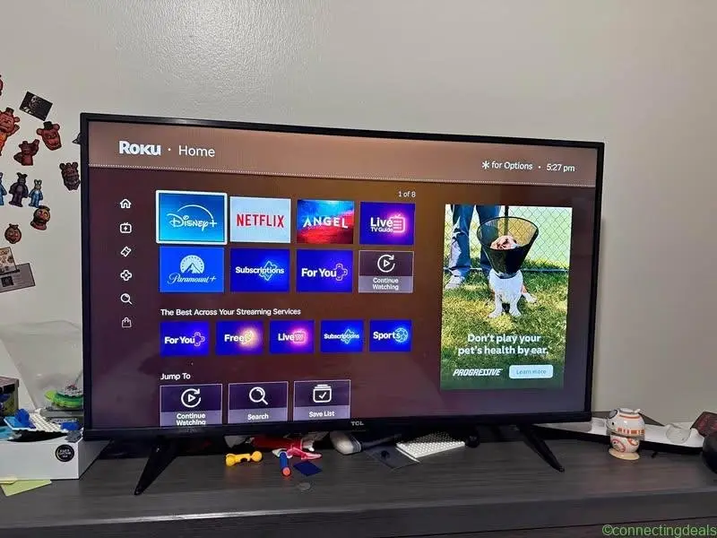 43” TCL TV with Roku Streaming Stick 4K