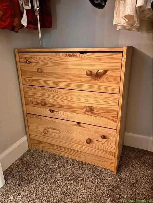 IKEA RAST 3-Drawer Pine Dresser