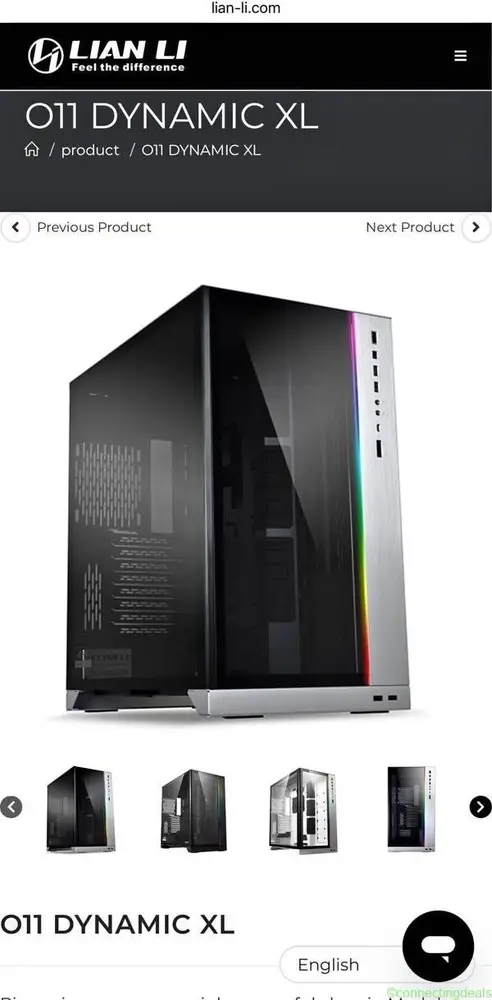 Lian Li O11 Dynamic XL PC Case - 8auer limited - Image 1