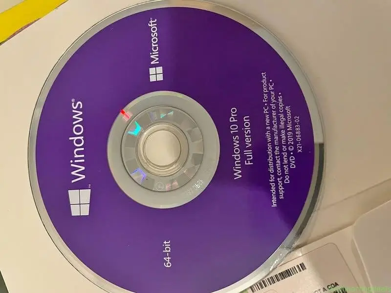 OS Windows 10 Pro. Full Version 64 Bit