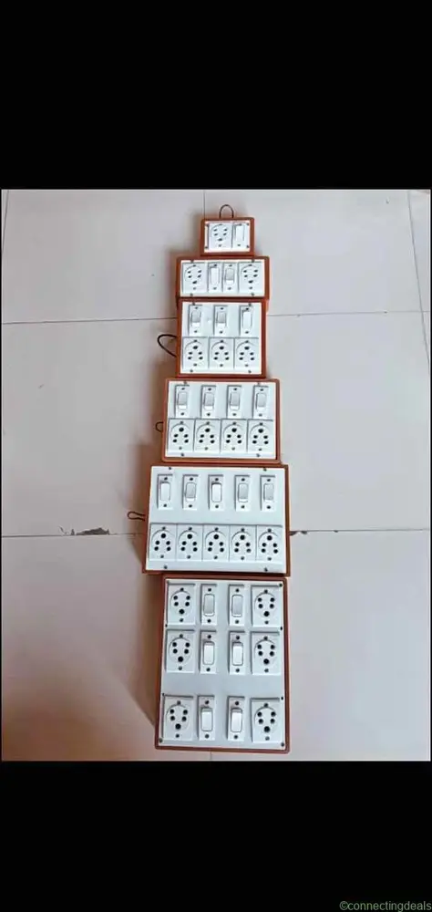 Electric switch socket ready made boards