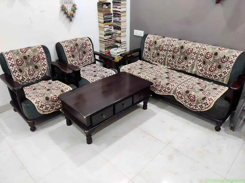 Heavy Wooden Sofa set Sangwan Wood