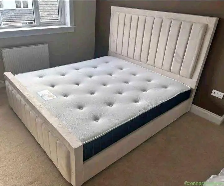 Double Bed Frame With Mattress