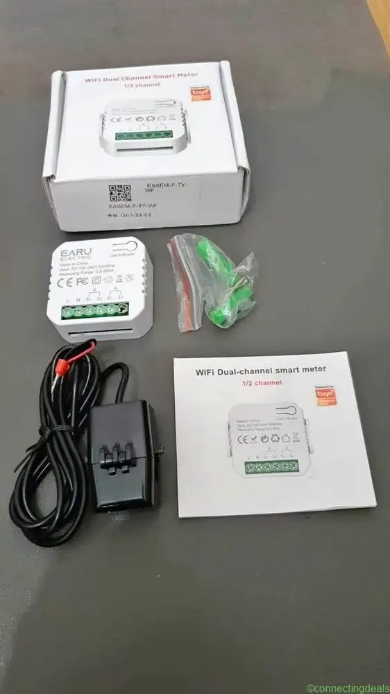 EARU Electric Tuya WiFi Dual-Channel Smart Energy