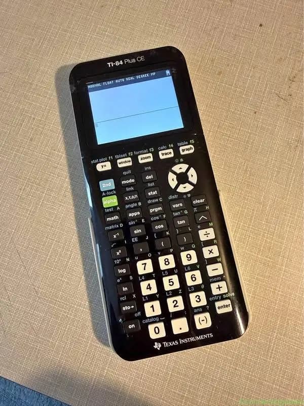 TI-84 Plus CE graphing calculator