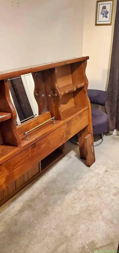 a queen bed headboard