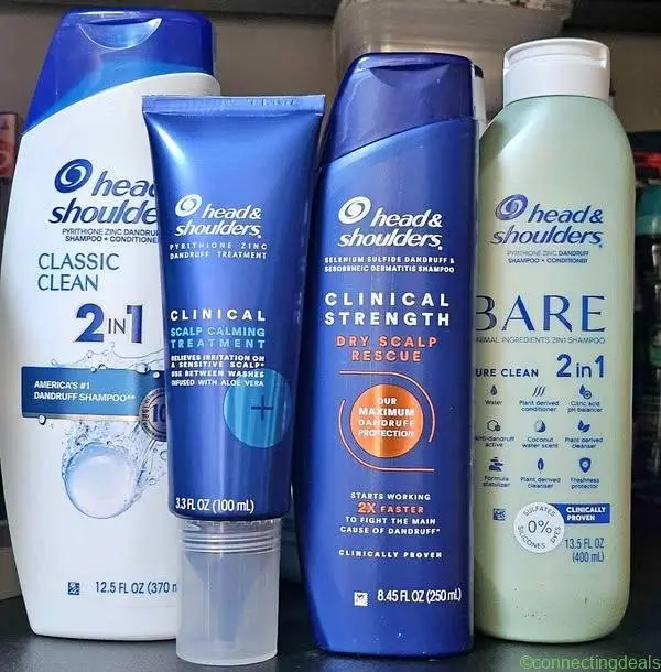 Head & Shoulders Dandruff Shampoo Bundle - 4 Items - Image 1