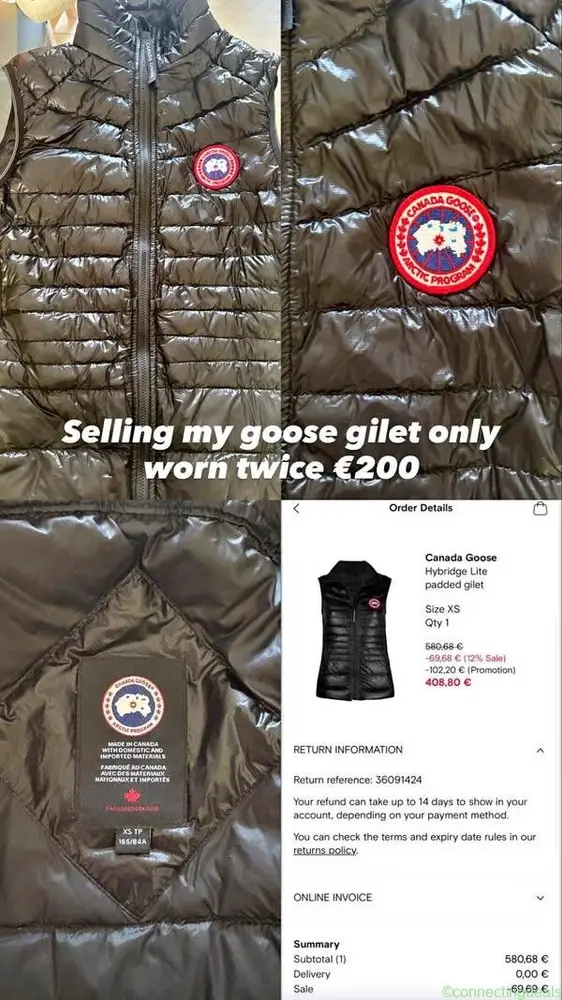 Woman’s Canada goose gilet XS