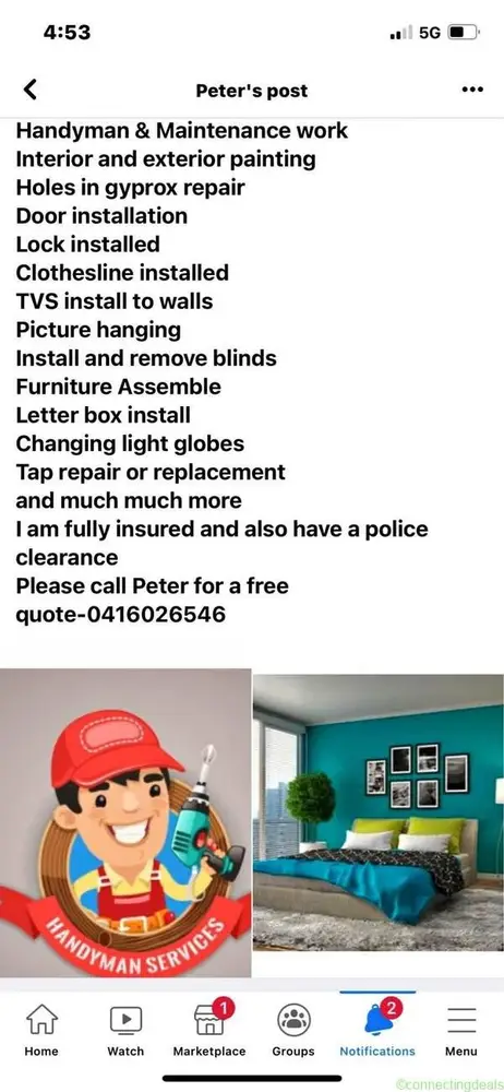 Handyman and maintenance