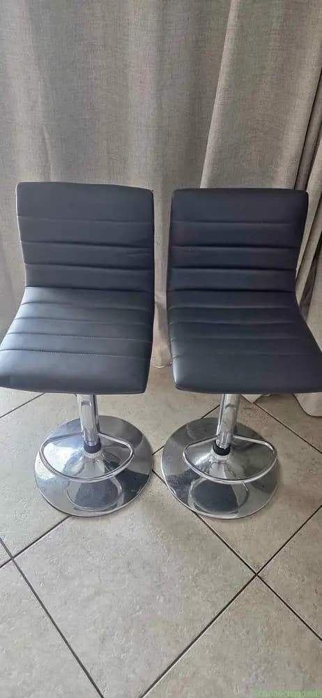 Bar Stools Modern PU Leather Adjustable Barstools