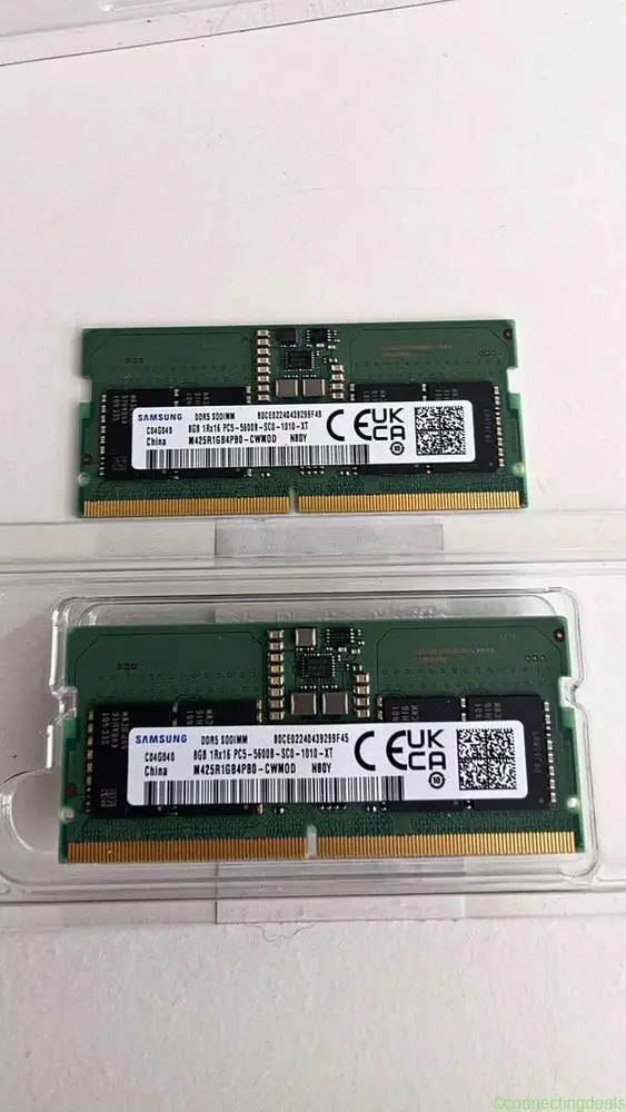 Samsung 2x8gb DDr5 5600 mhz SODIMM Ram laptop - Image 1