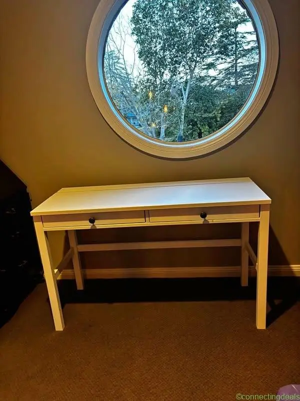 White desk
