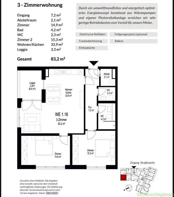 3-Room Apartment in Panketal (near Berlin)
