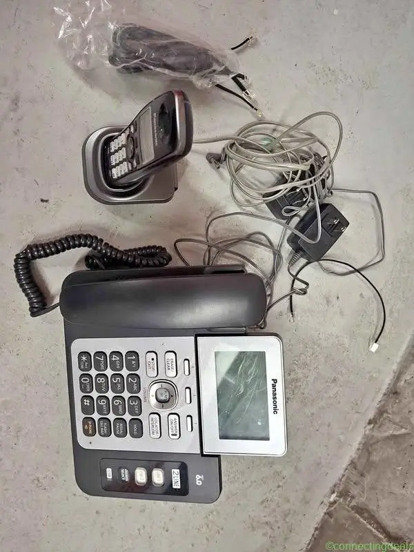 Panasonic KX-TG9471B 2-Line Corded/Cordless Phone