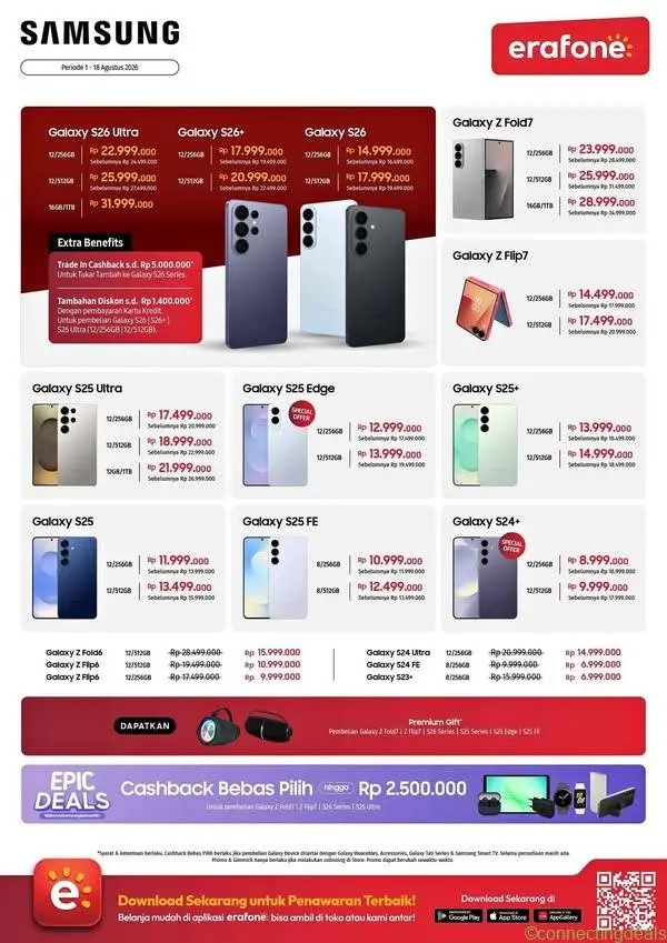 Samsung CASH/KREDIT HANDPHONE TANPA DP