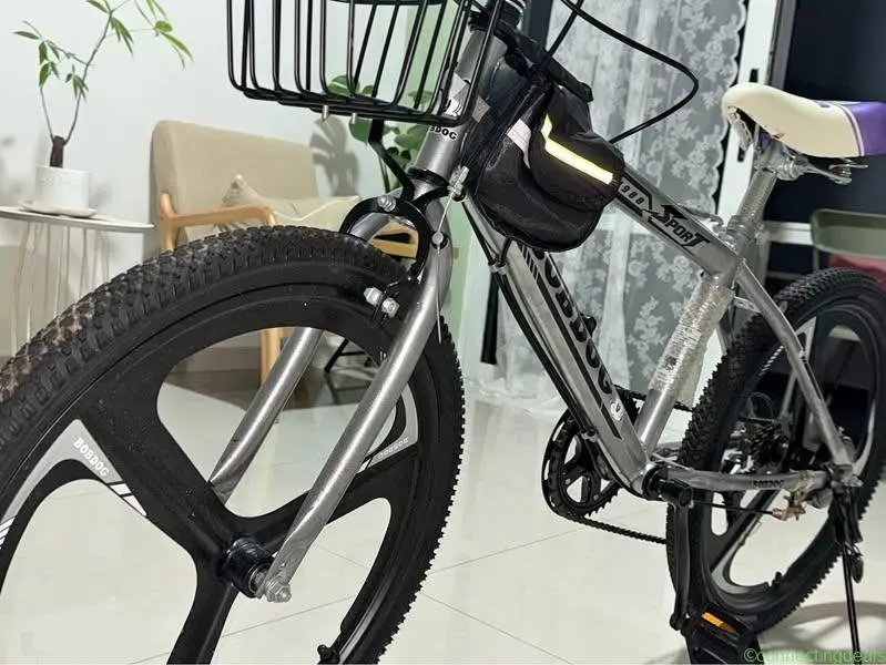 kids bike with basket and rack