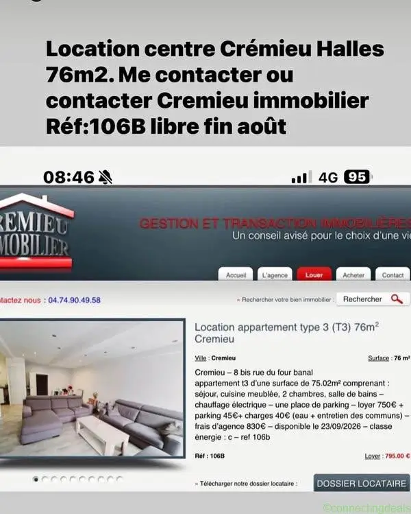 3 pièces - Appartement - Image 1