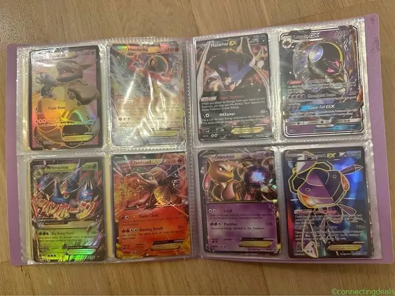 95 st Pokémon kort med fotogalleribok