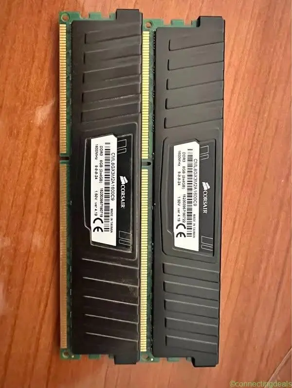 Corsair vengeance lp kit CML8GX3M2A1600C9 tot 8GB