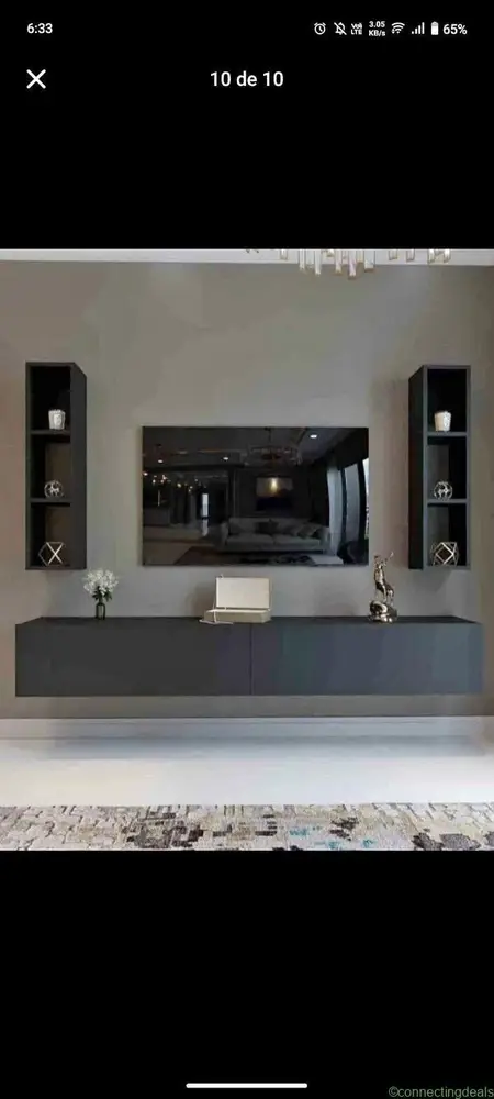 Hermosos muebles de TV para que tú hogar luzca