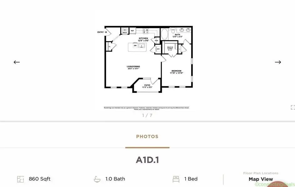 1 Bed 1 Bath Apartment - Image 1