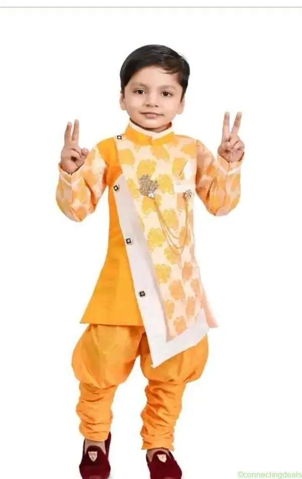 HS Garments boys festiv Ethnic kutra dhoti set