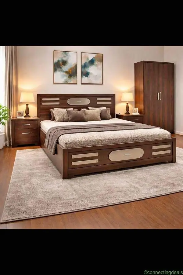 Double bed without mattress Available in Jaipur