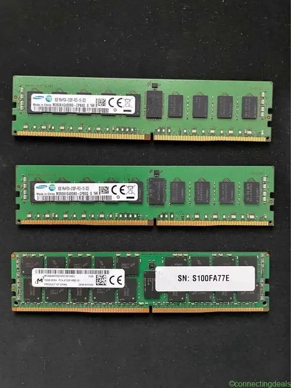 1x 16GB + 2x 8GB DDR4 REGISTERED ECC RAM for