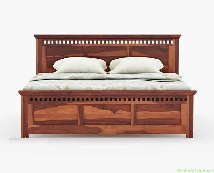 Solid Shisham Wooden Bed