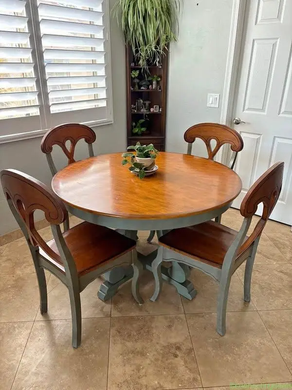 Pier 1 Imports Round Dining Table and 4 Chairs