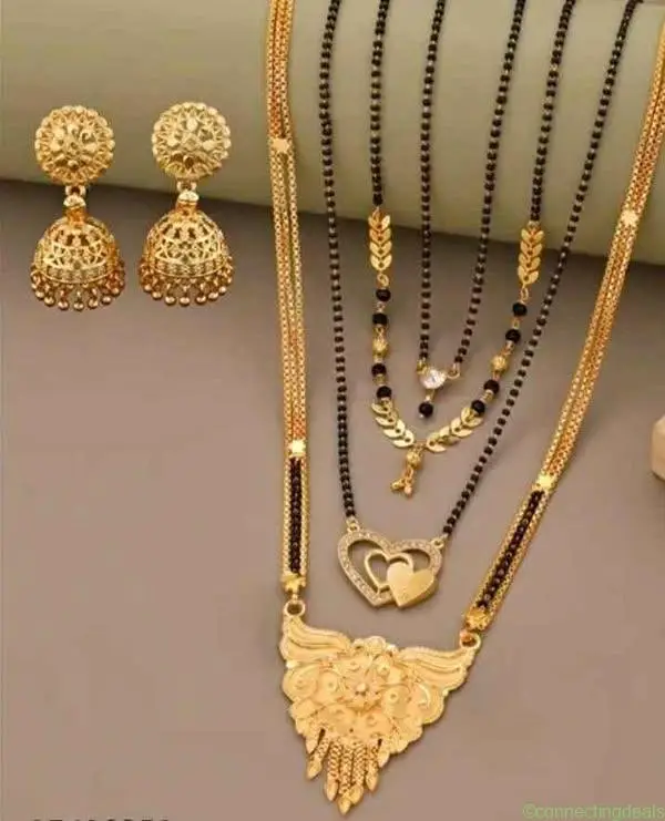Mangal Sutra Combo Dil Gold - Image 1