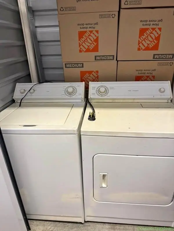 Washer and dryer set