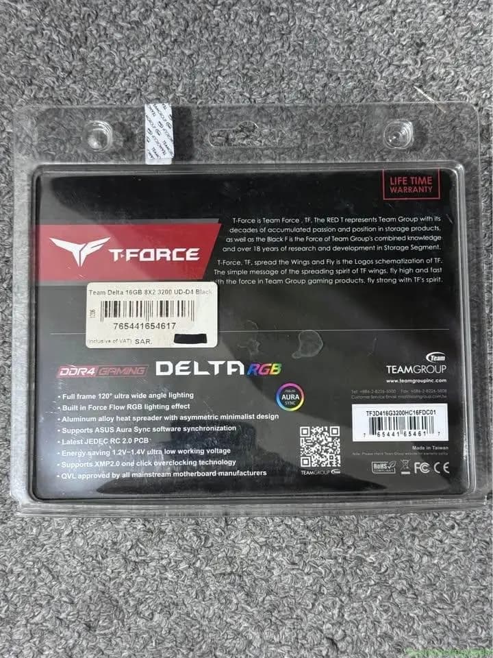 TeamGroup T-Force 16gb Kit (2x8gb) DDR4 3200mhz