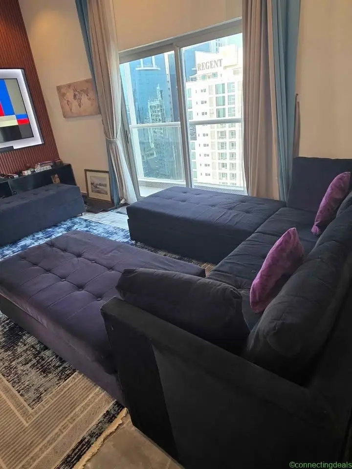 Couch Play Pen with center storage