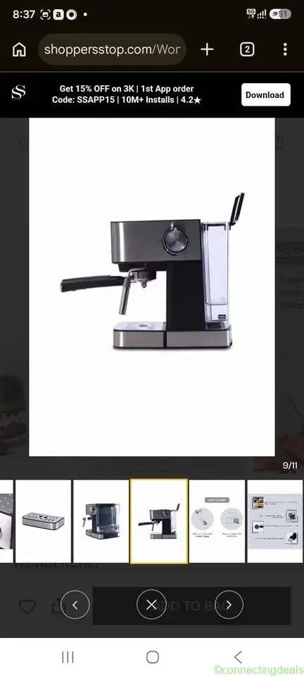 Wonderchef Regalia Coffee Beans Grinder