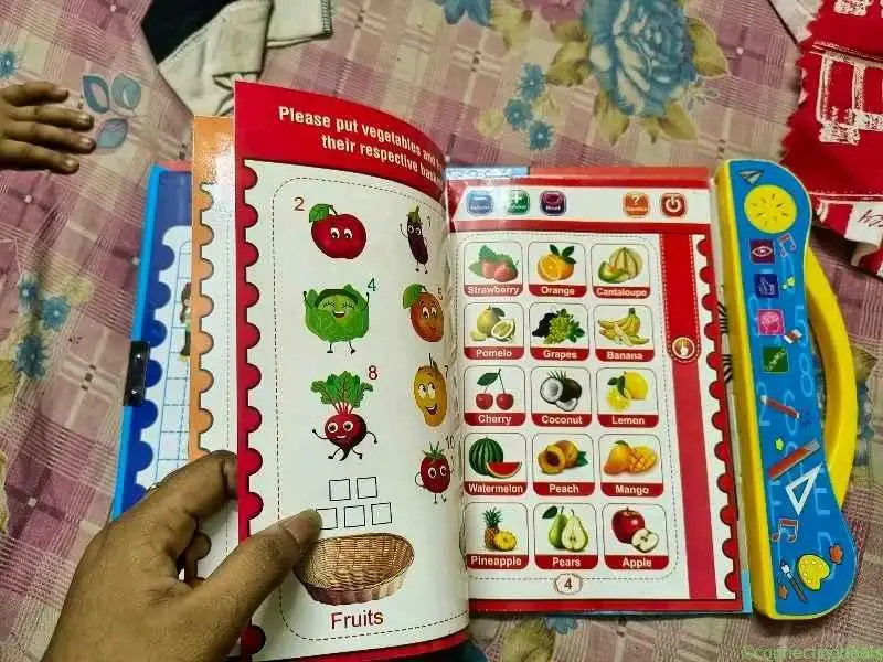 Intelligent book sound kids book