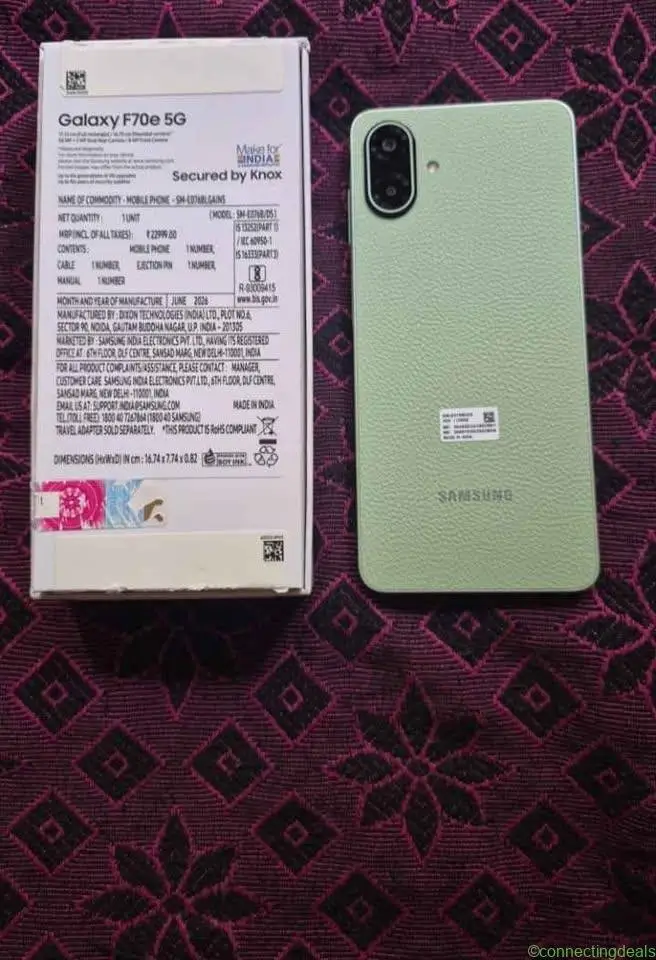 Emi par mobiles cash on delivery ..samsung f70 e