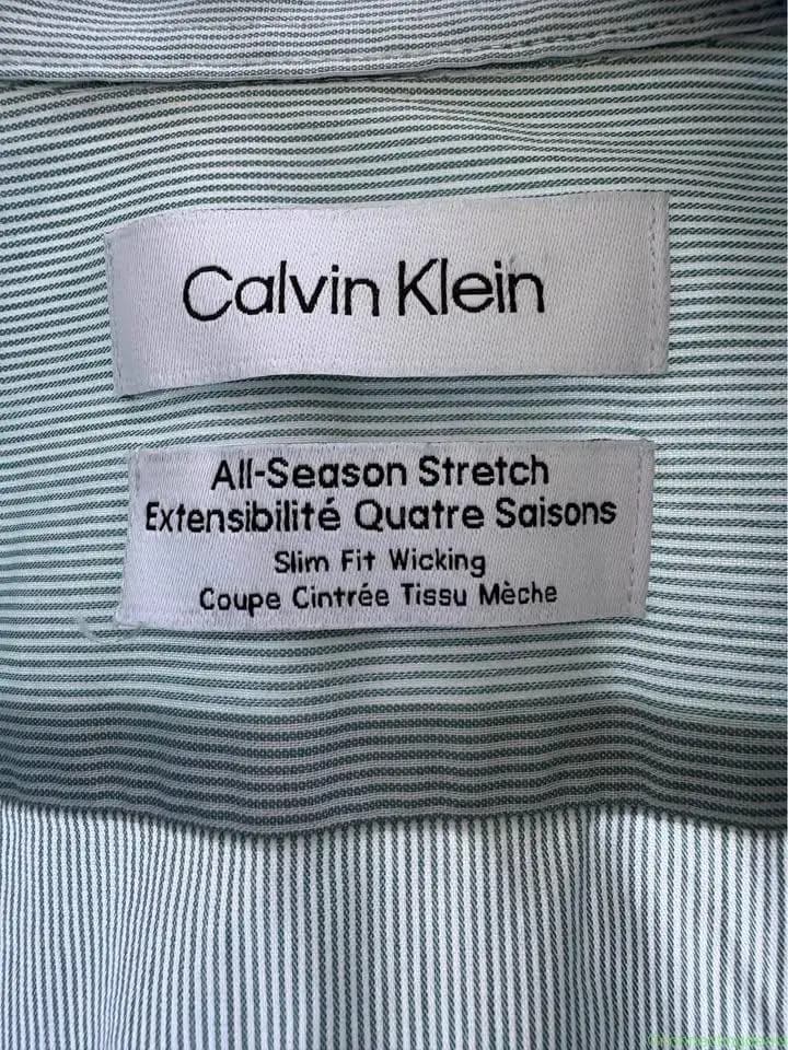 Calvin Klein green dress shirt