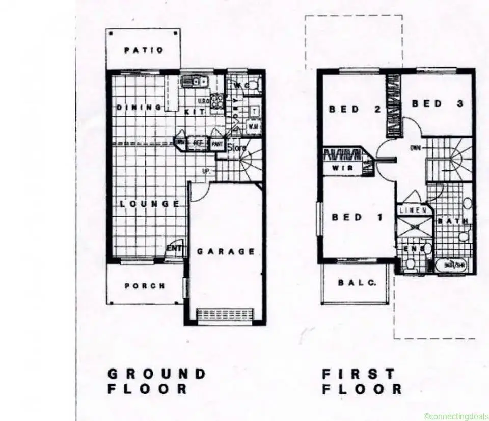 3 bed, 2 bath, townhouse for sale