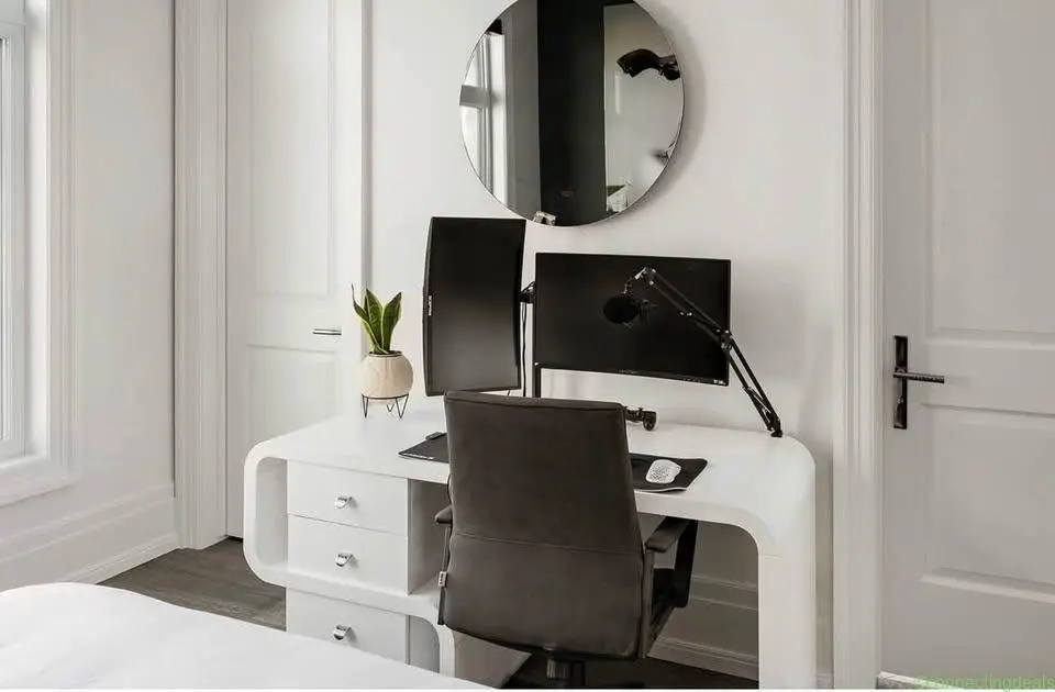 White desk