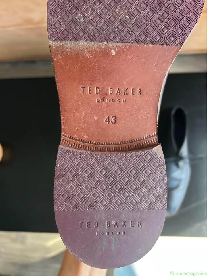 Ted Baker Black Lace up dress shoes - Image 1