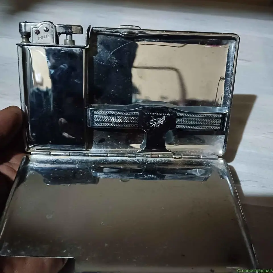 Vintage antique sigaret case lighter - Image 1